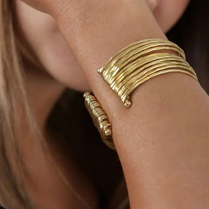Bracciale piccolo battuto - 1