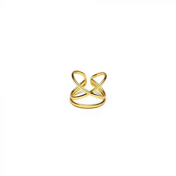 Anello linee incrociate - 1