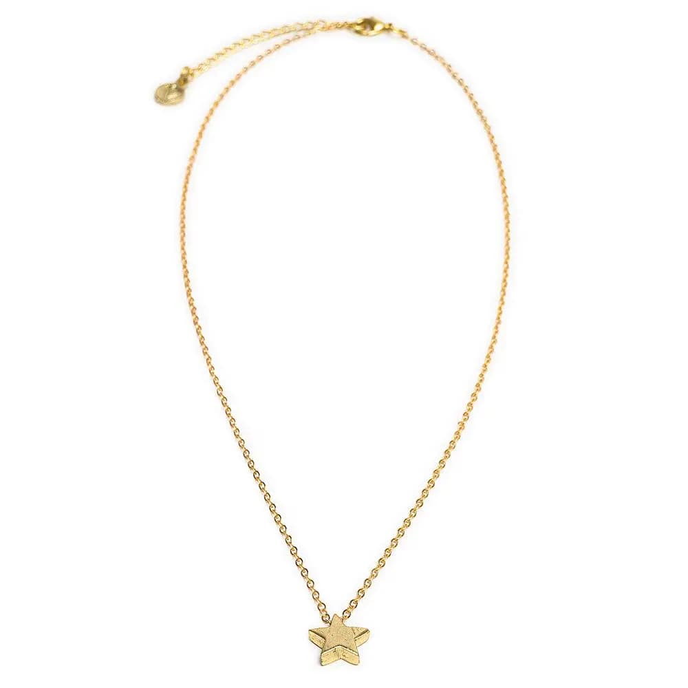 Collana corta stella piena - 1