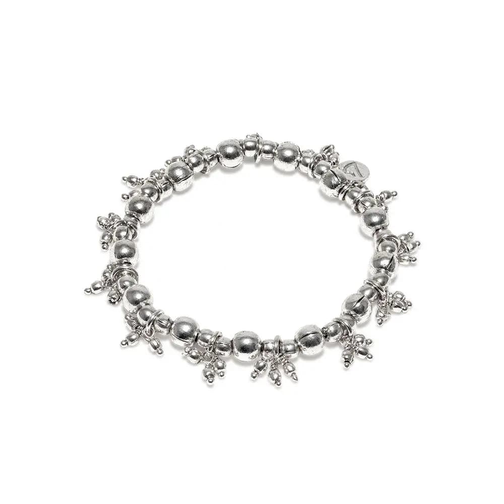 Bracciale elastico sfere mogra - 1