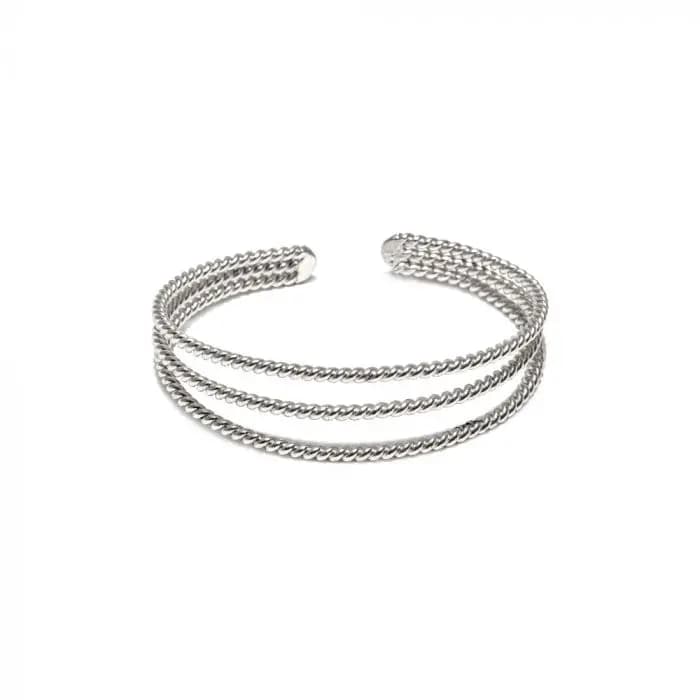 Bracciale aperto 3 torchon - 1