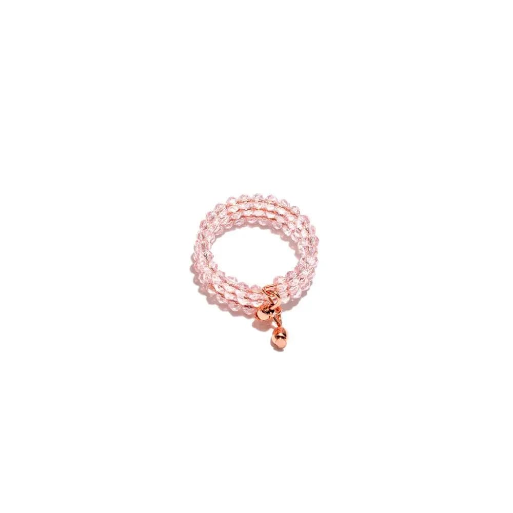 Anello molla mini cristalli - 1