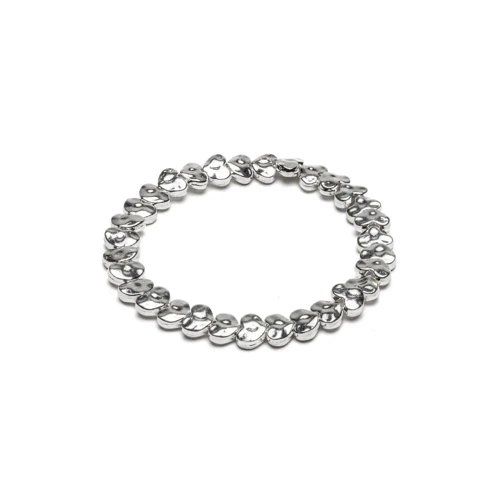 Bracciale elastico cuori - 1