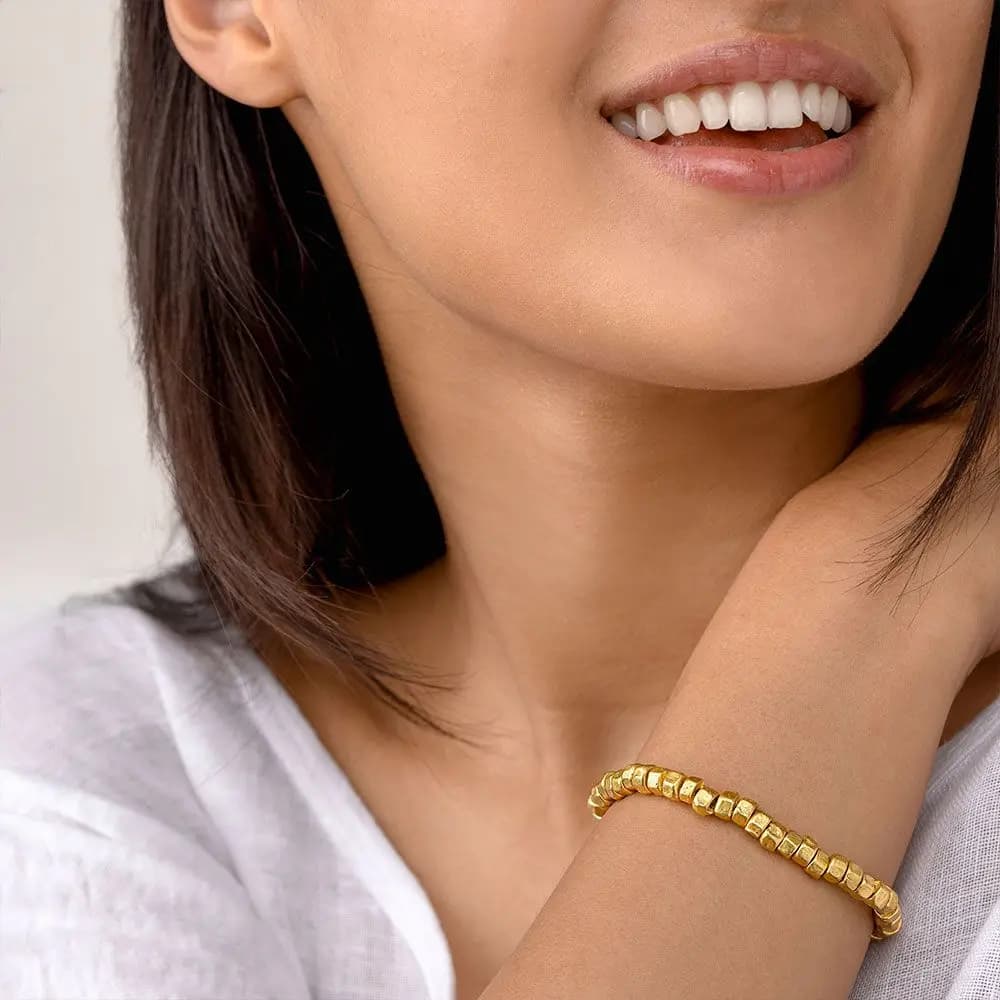 Bracciale elastico mini cubi - 2