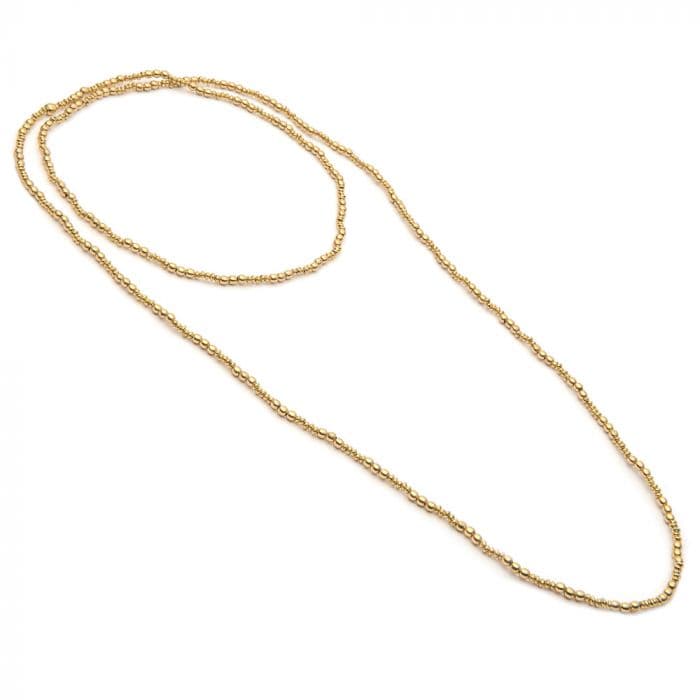 Collana lunga sfere mix - 1