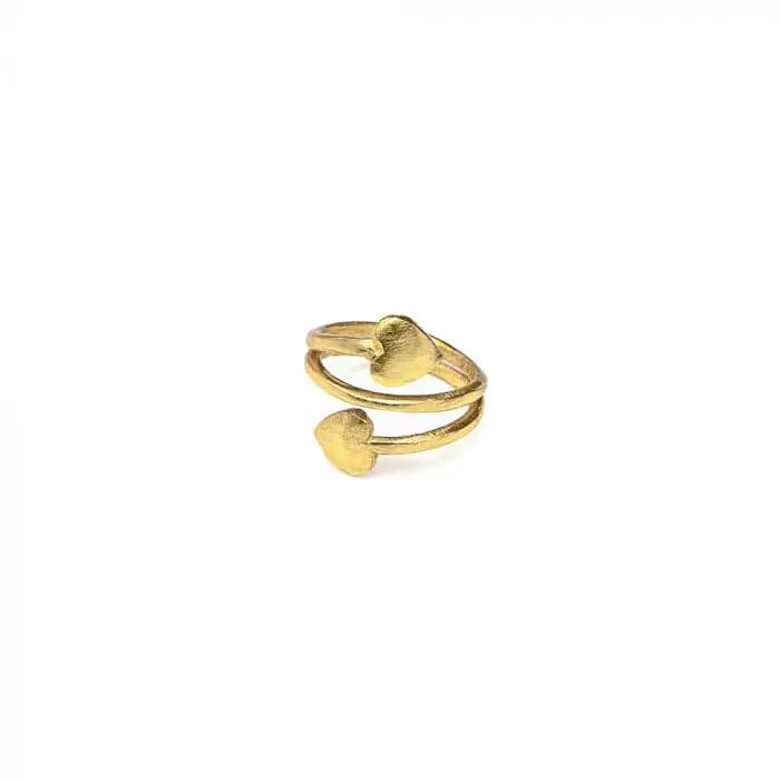 Anello spirale cuori - 1