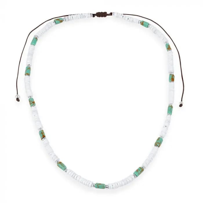 Collana conchiglia/pasta di pietra - 1