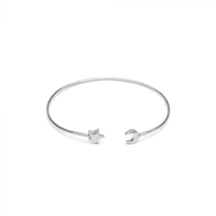Bangle aperto stella/luna - 1