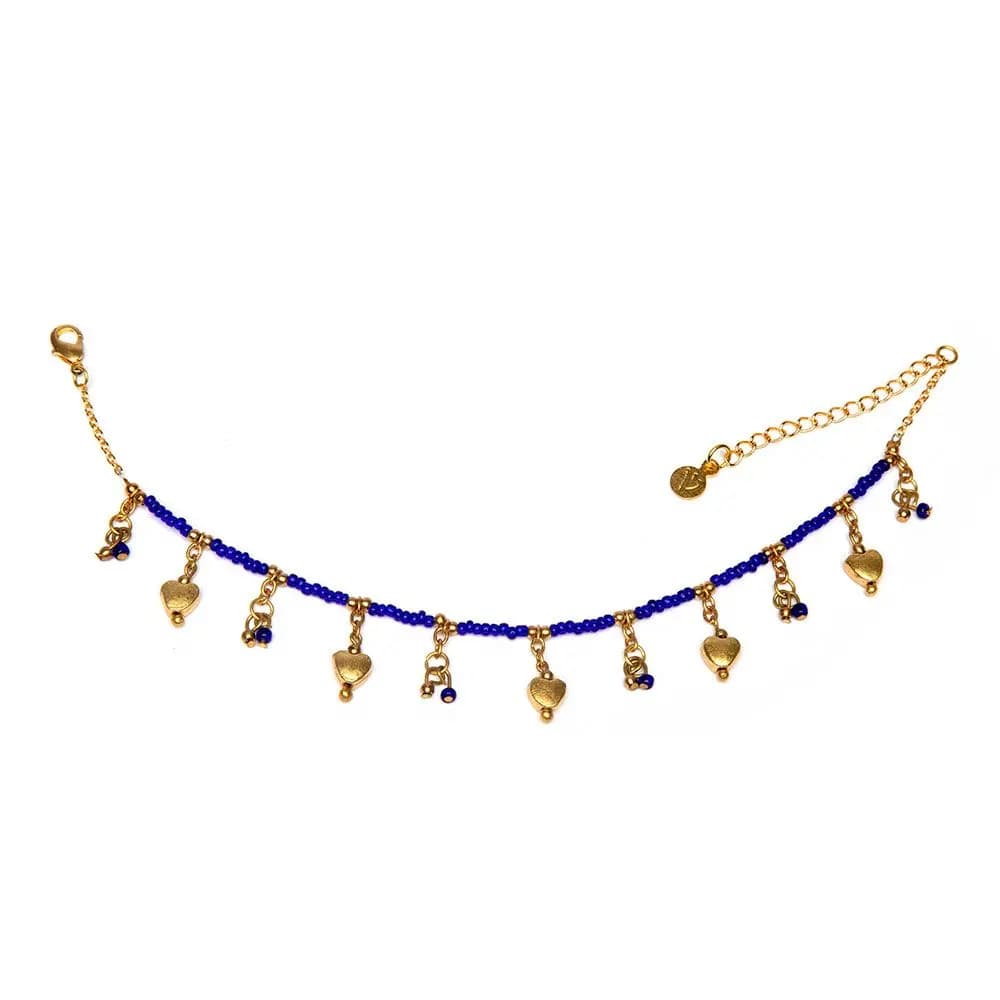 Cavigliera cuori pendenti - 1