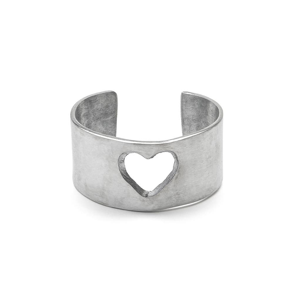 Bracciale rigido sagoma cuore - 1