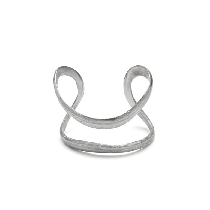 Bracciale rigido silhouette sinuosa - 1