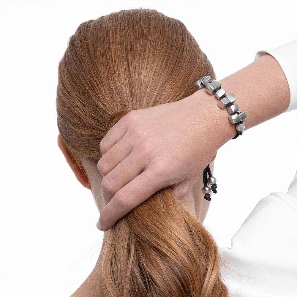 Bracciale filo cubi - 2