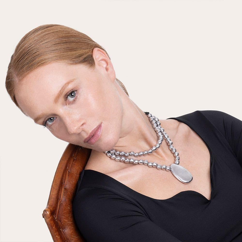 Collana 2 fili sfere - 2