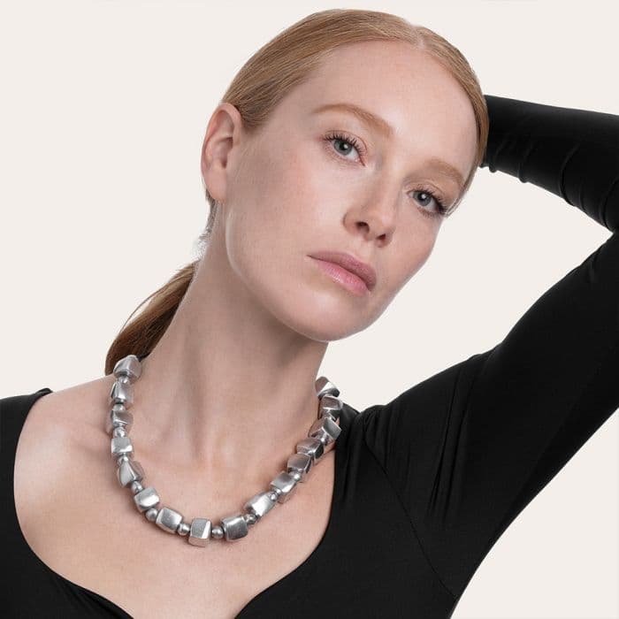 Collana filo cubi - 2