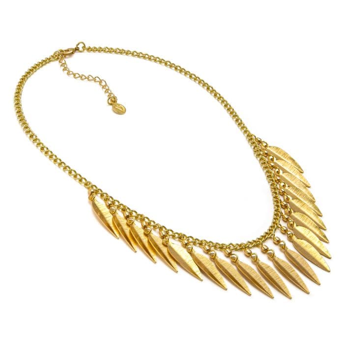 Collana pendenti foglie - 1