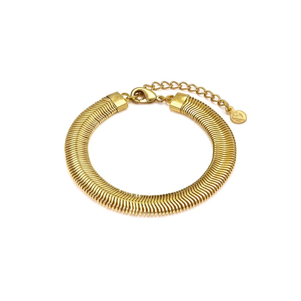 Bracciale serpente piatto - 1