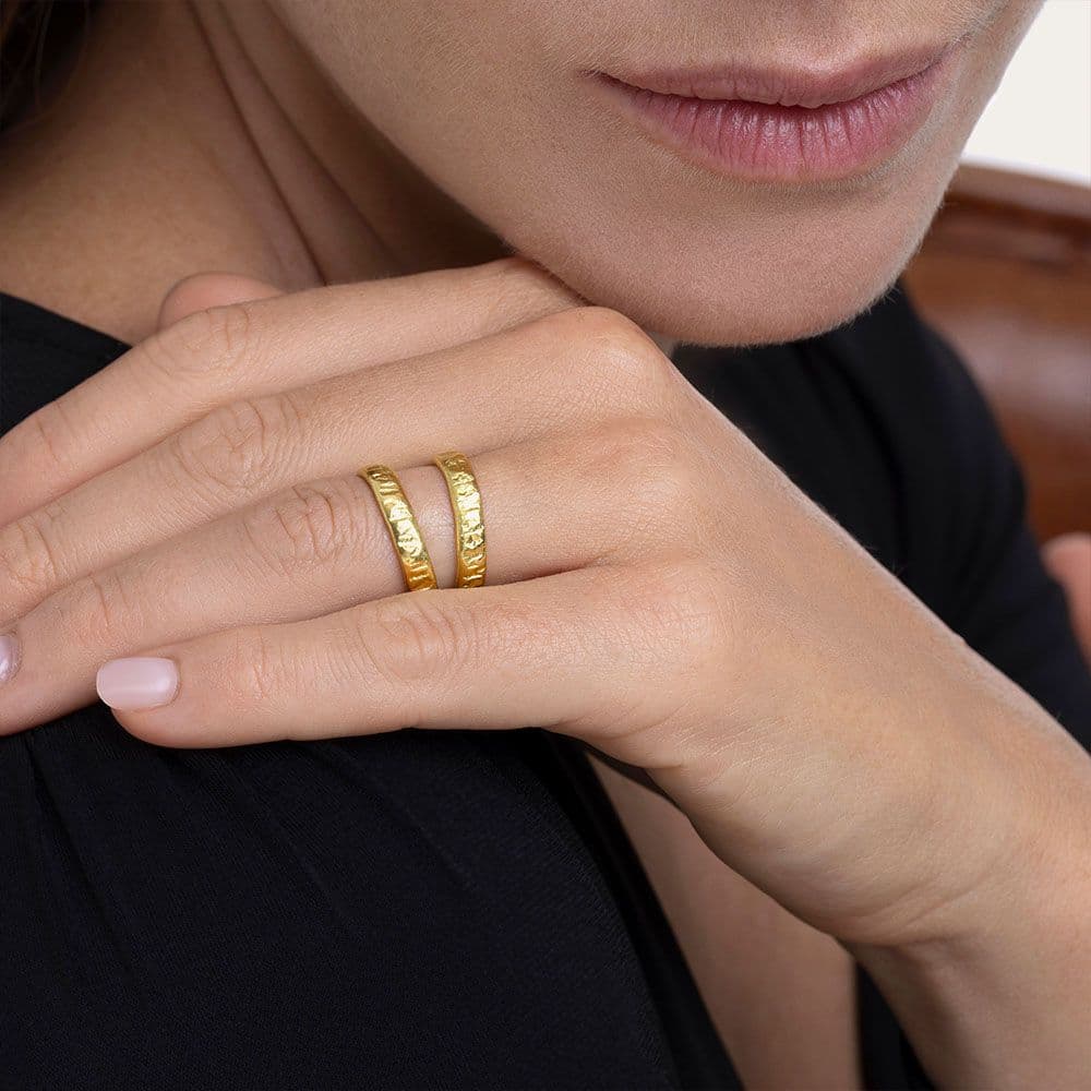Anello 2 linee design - 2