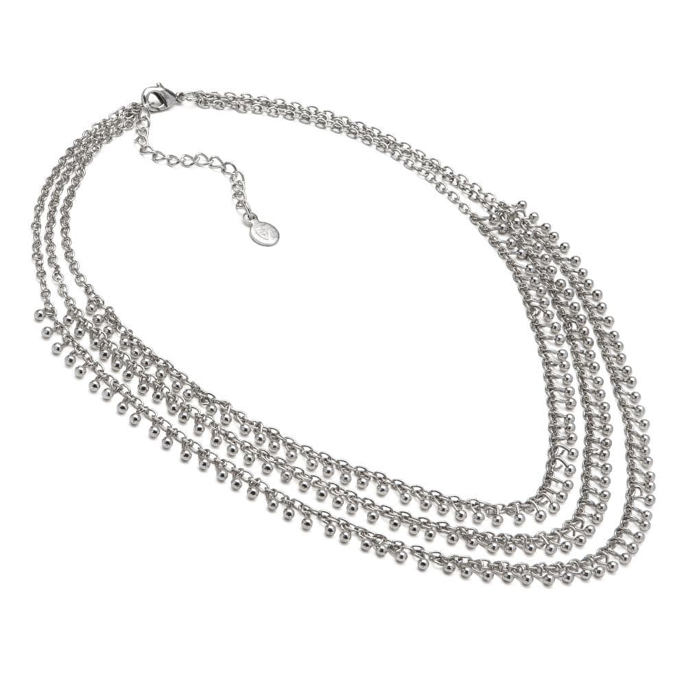 Collana 3 catene multi sfere - 1