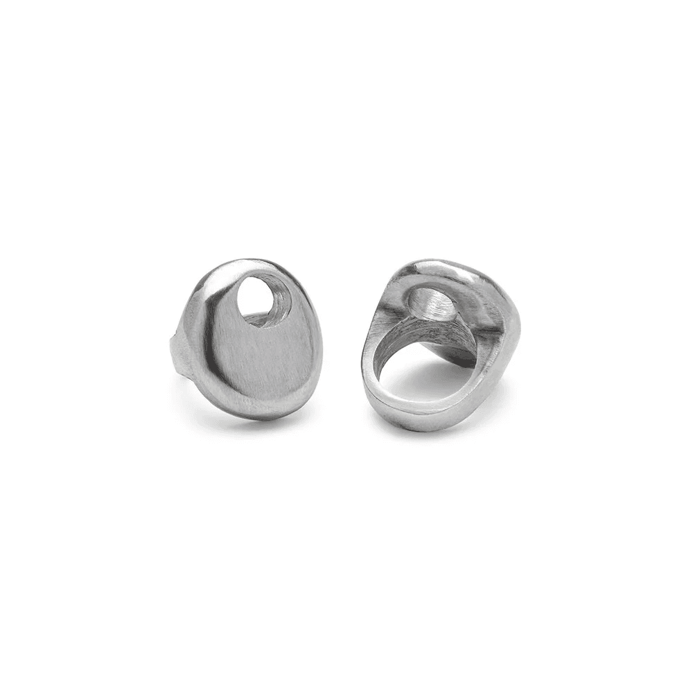 Anello ovale con foro - 1