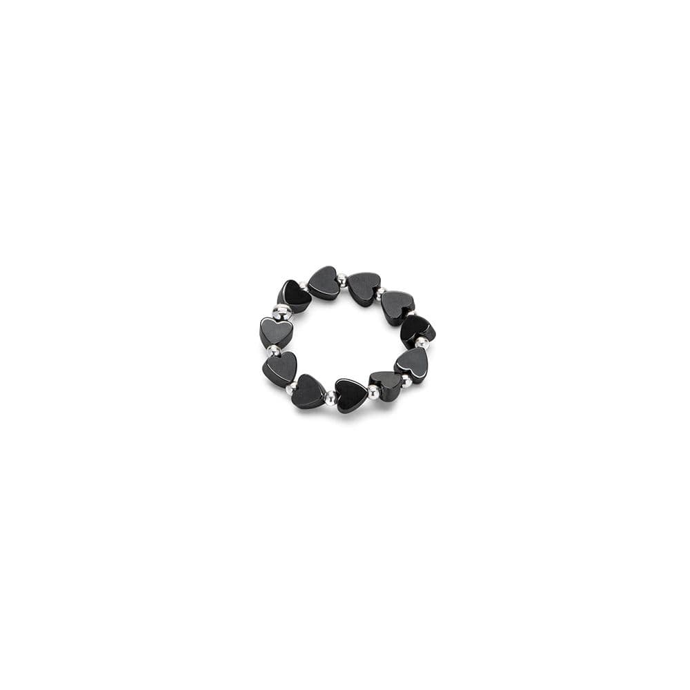 Anello elastico cuori piccoli - 1