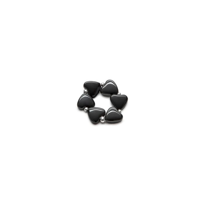 Anello elastico cuori grandi - 1