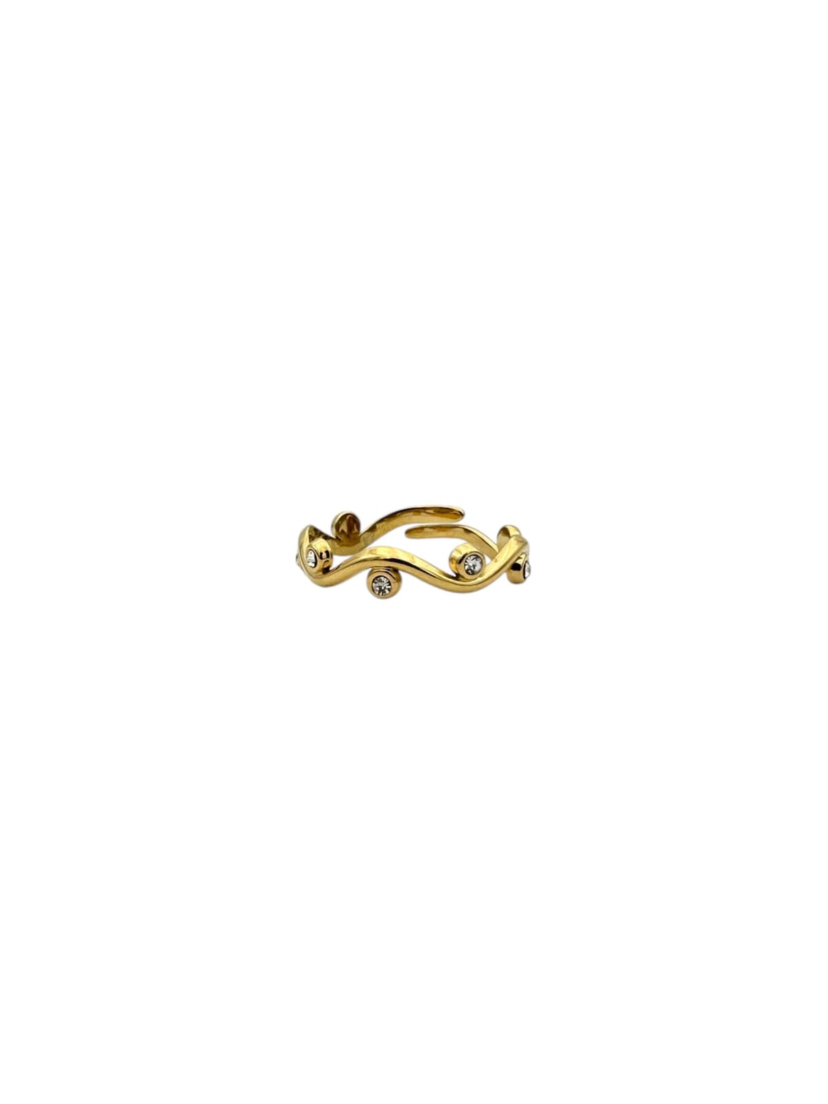 Anello wave gold - 1