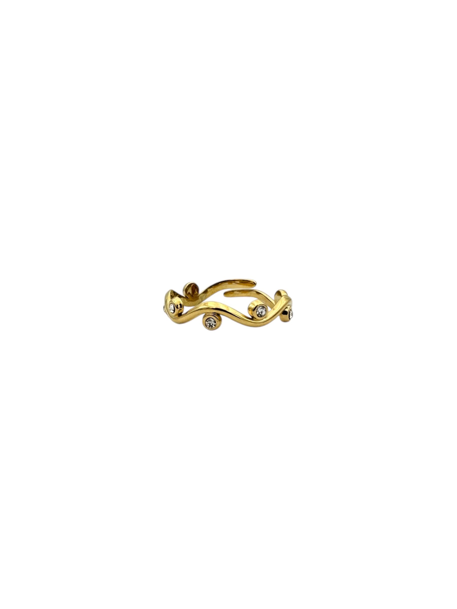 Anello wave gold