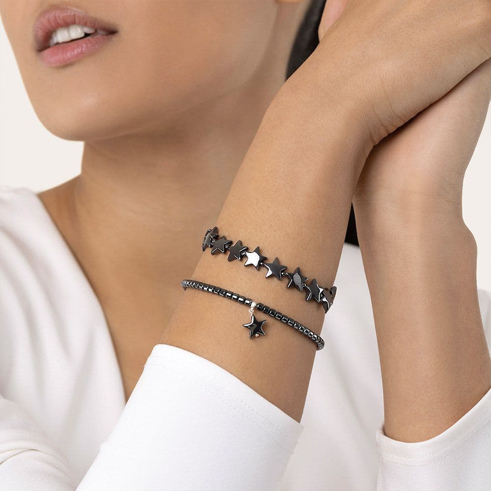 Bracciale elastico stella pendente - 2