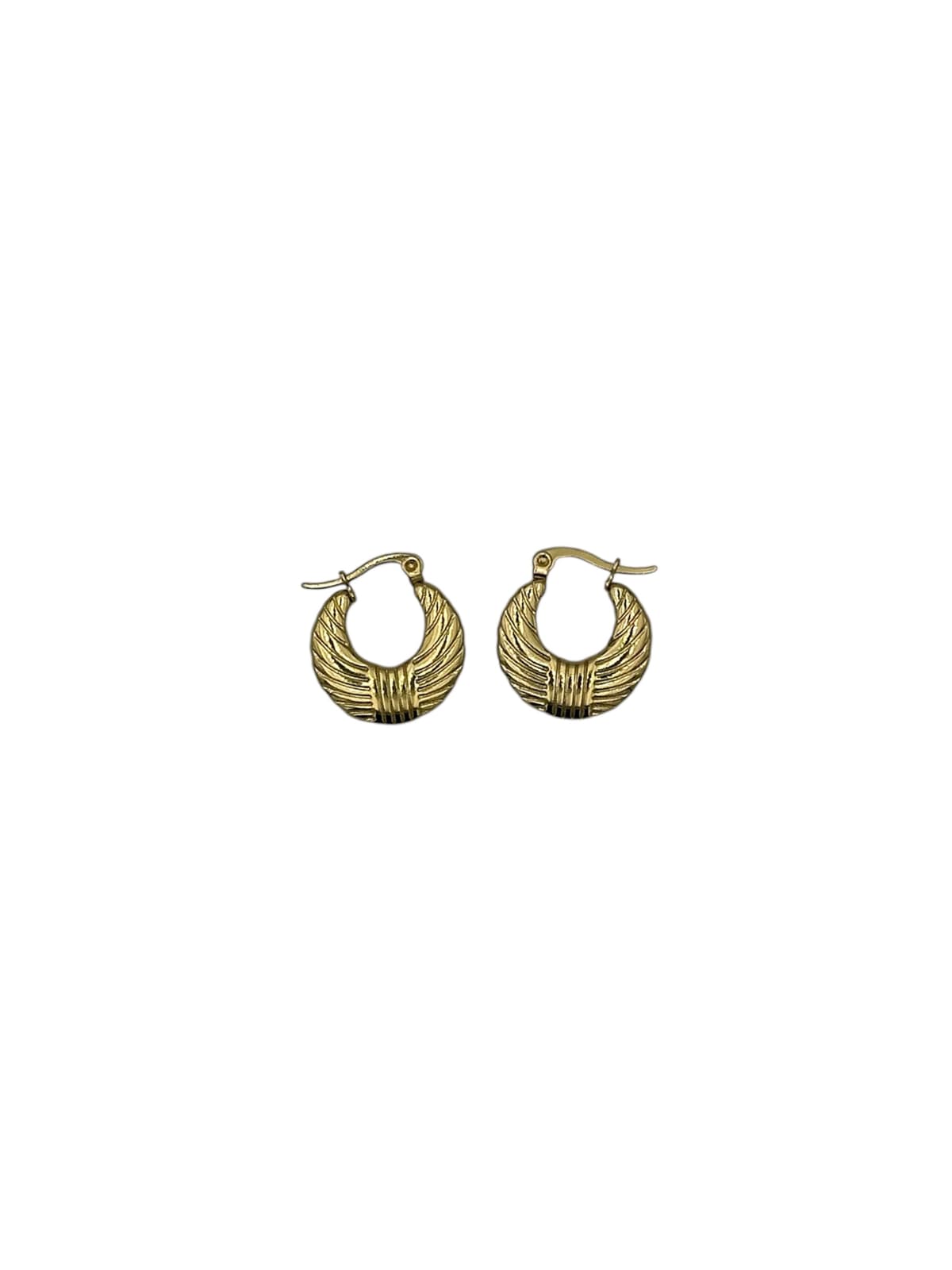 Orecchini mezza luna gold - 1