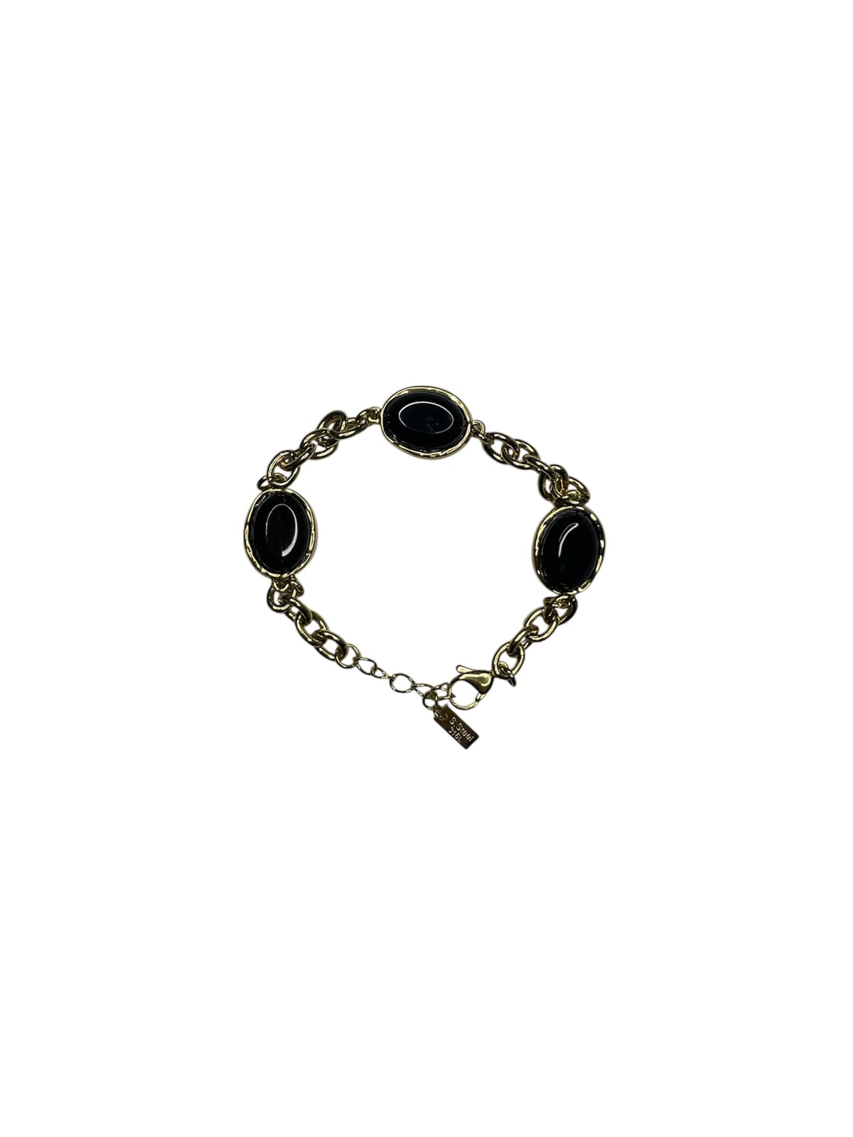 Bracciale vintage perla nera - 1