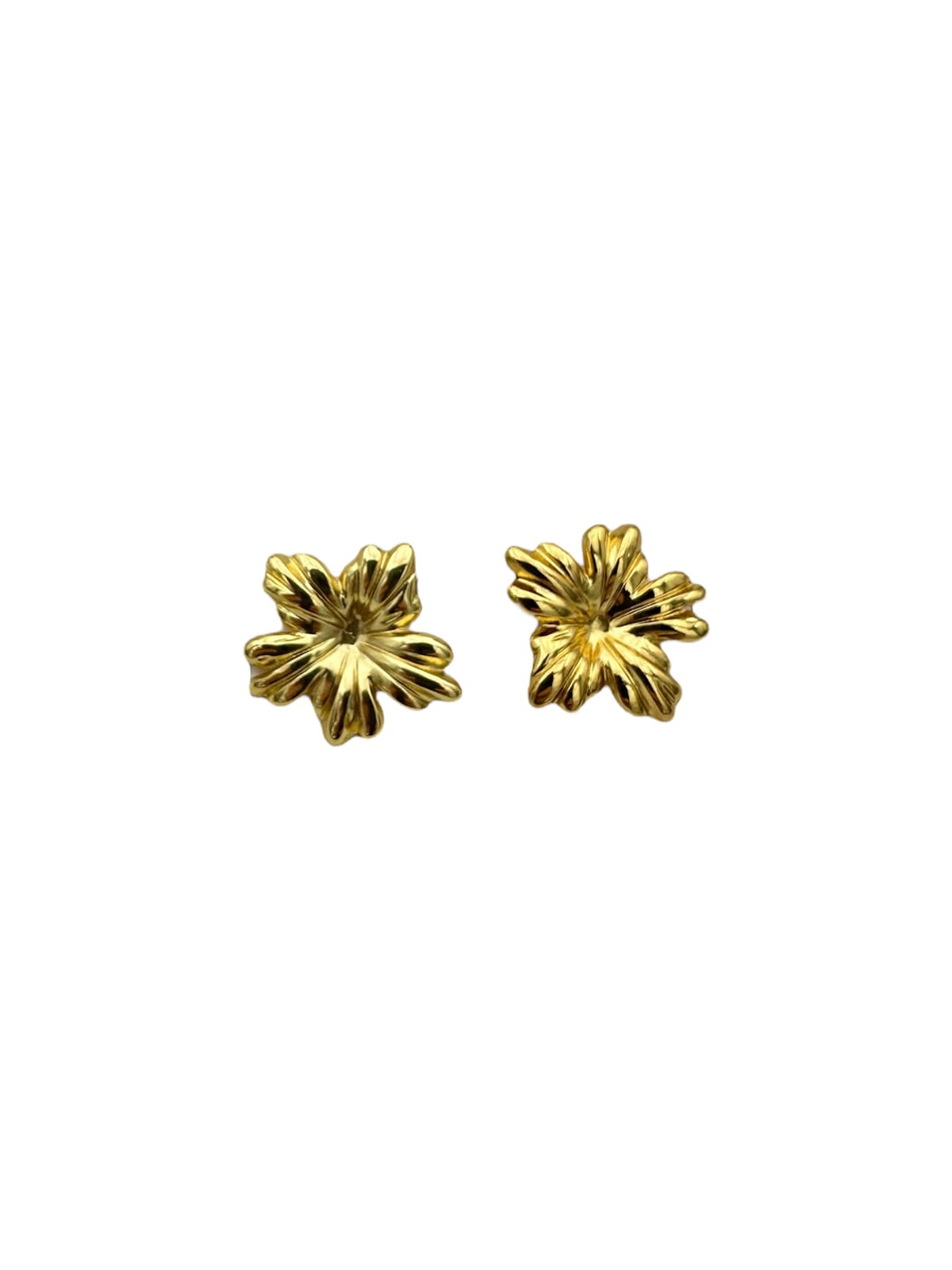 Orecchini fiore gold - 1