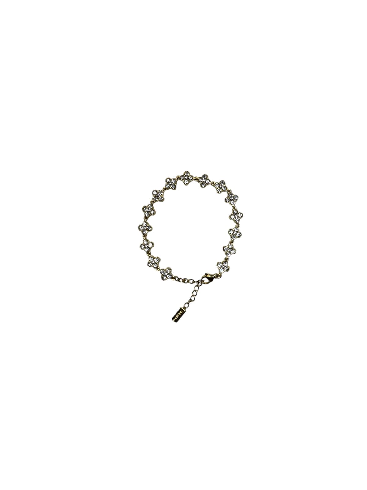 Bracciale vintage zirconi gold - 1