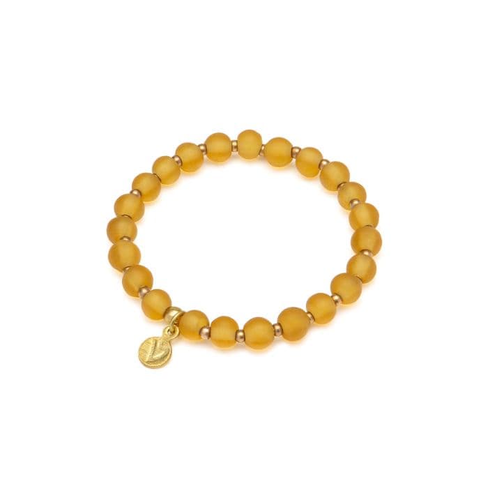 Bracciale elastico perle medie - 1