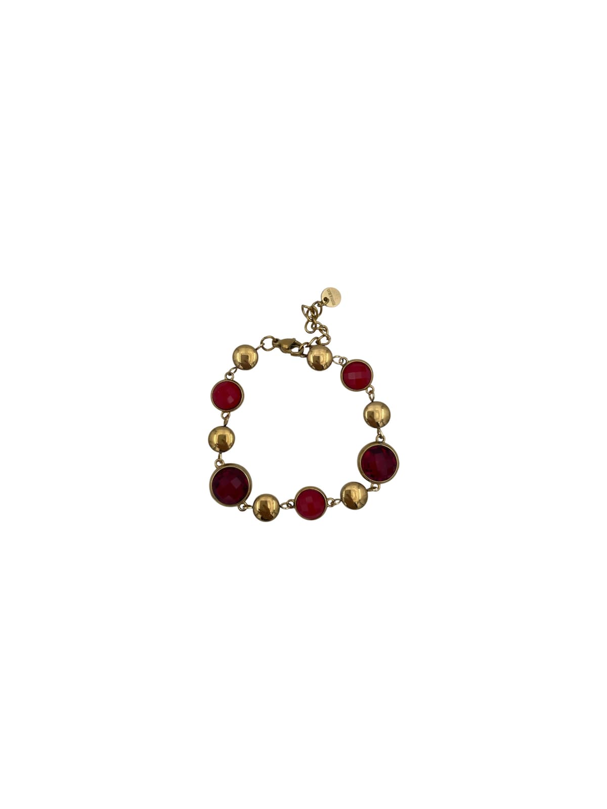 Bracciale pietre colorate gold - 1
