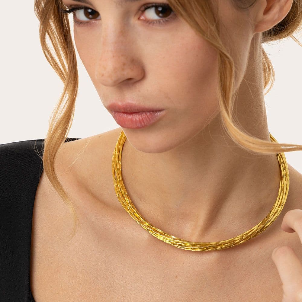 Girocollo linee raw - 2
