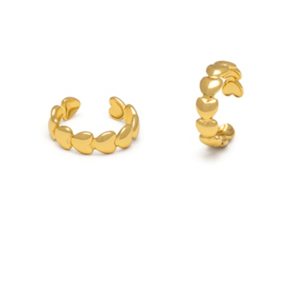 Anello cuori bold - 1