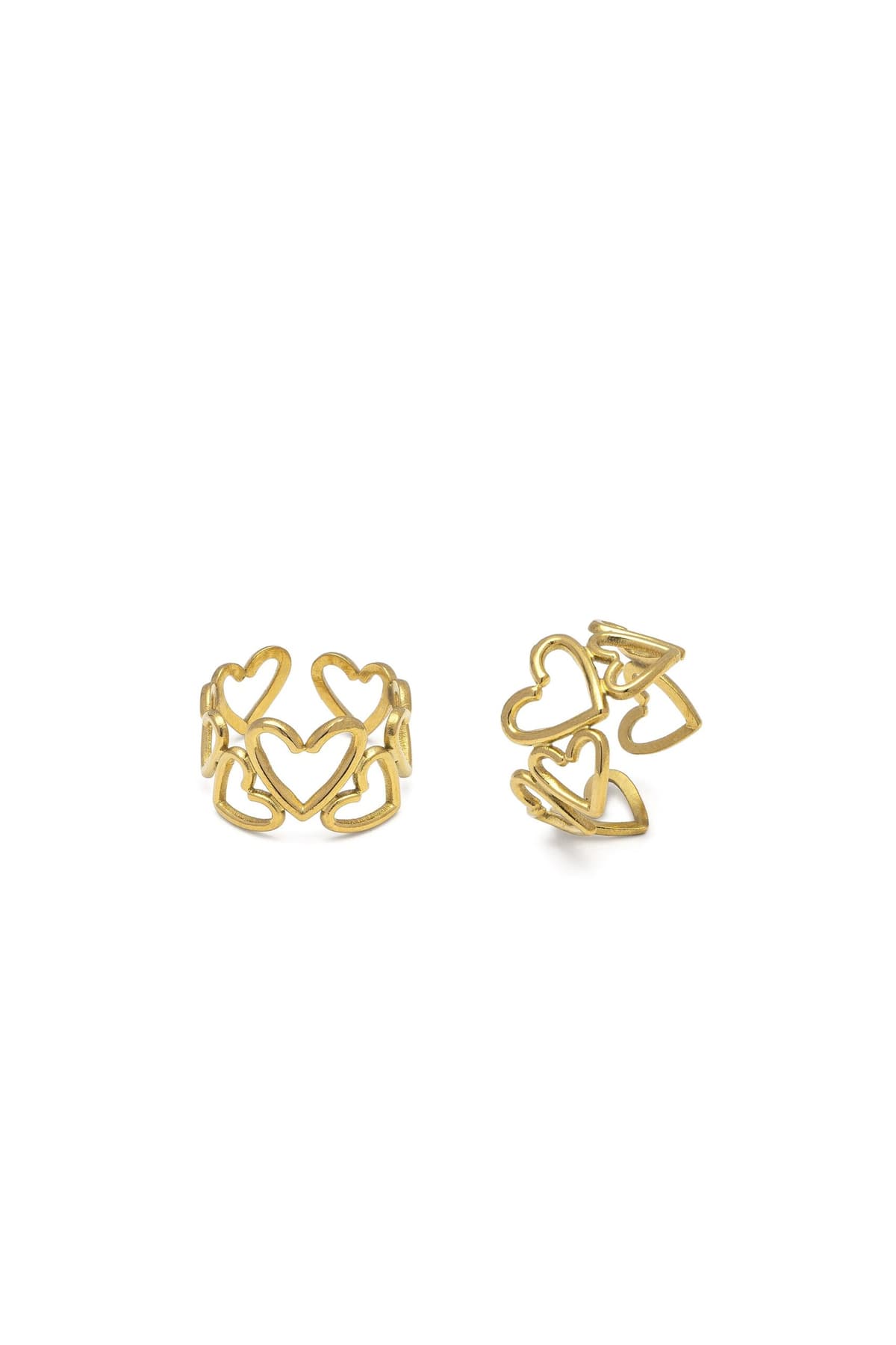 Anello cuori motif - 2