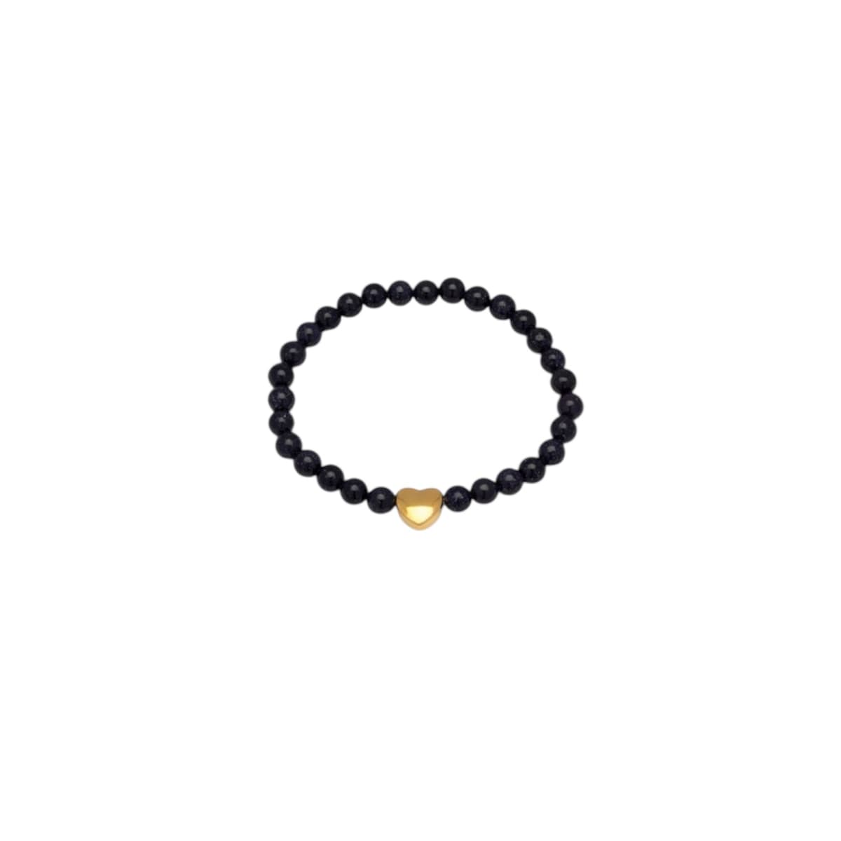 Bracciale elastico con cuore - 1