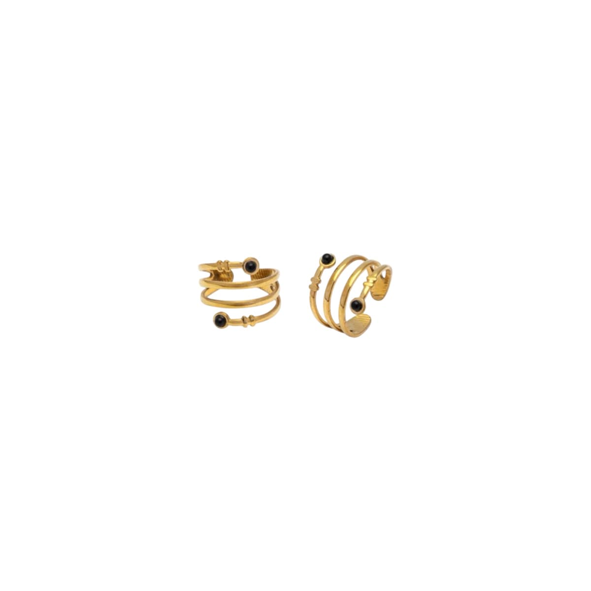 Anello due perline - 1