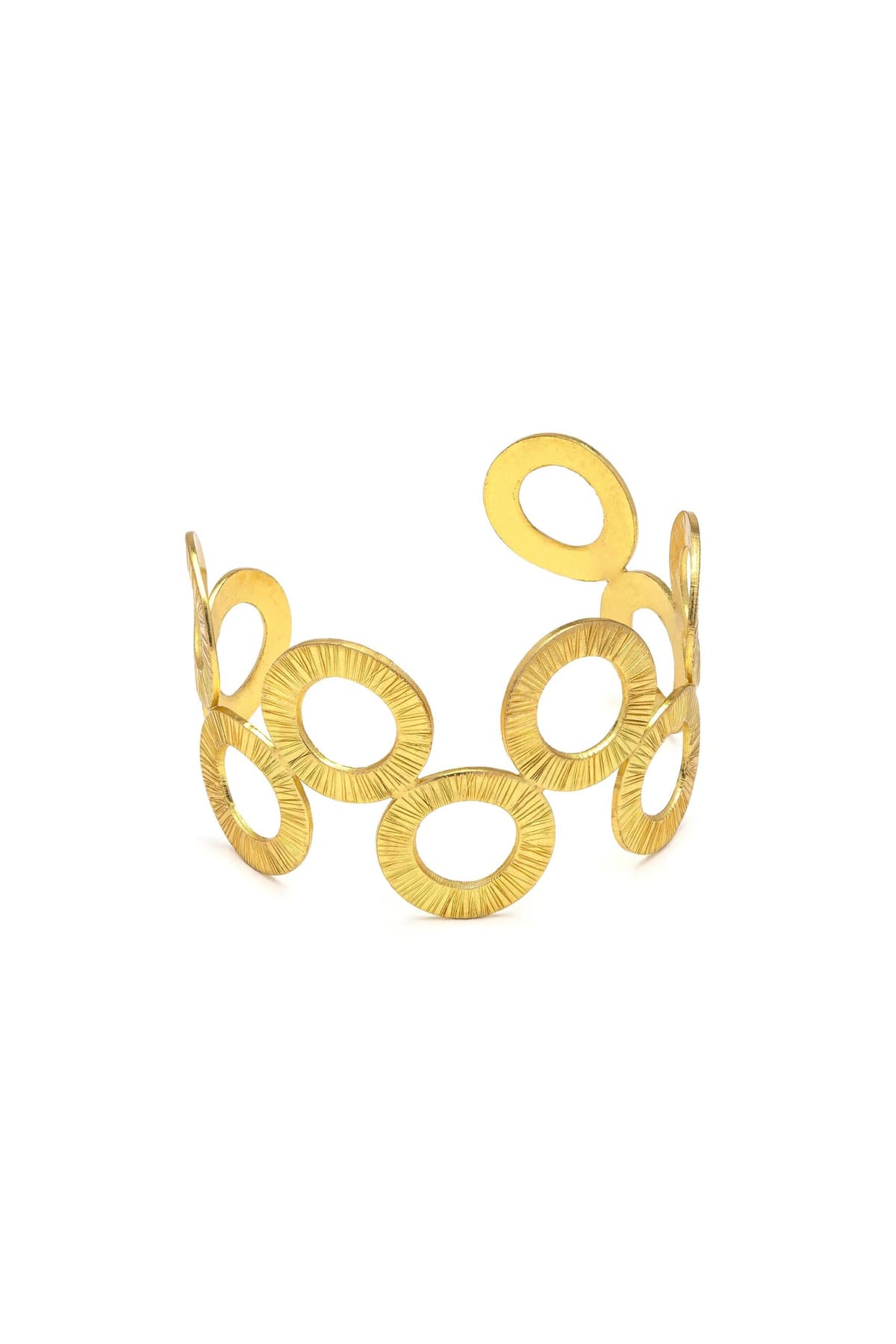 Bracciale fascia cerchi rigati - 1