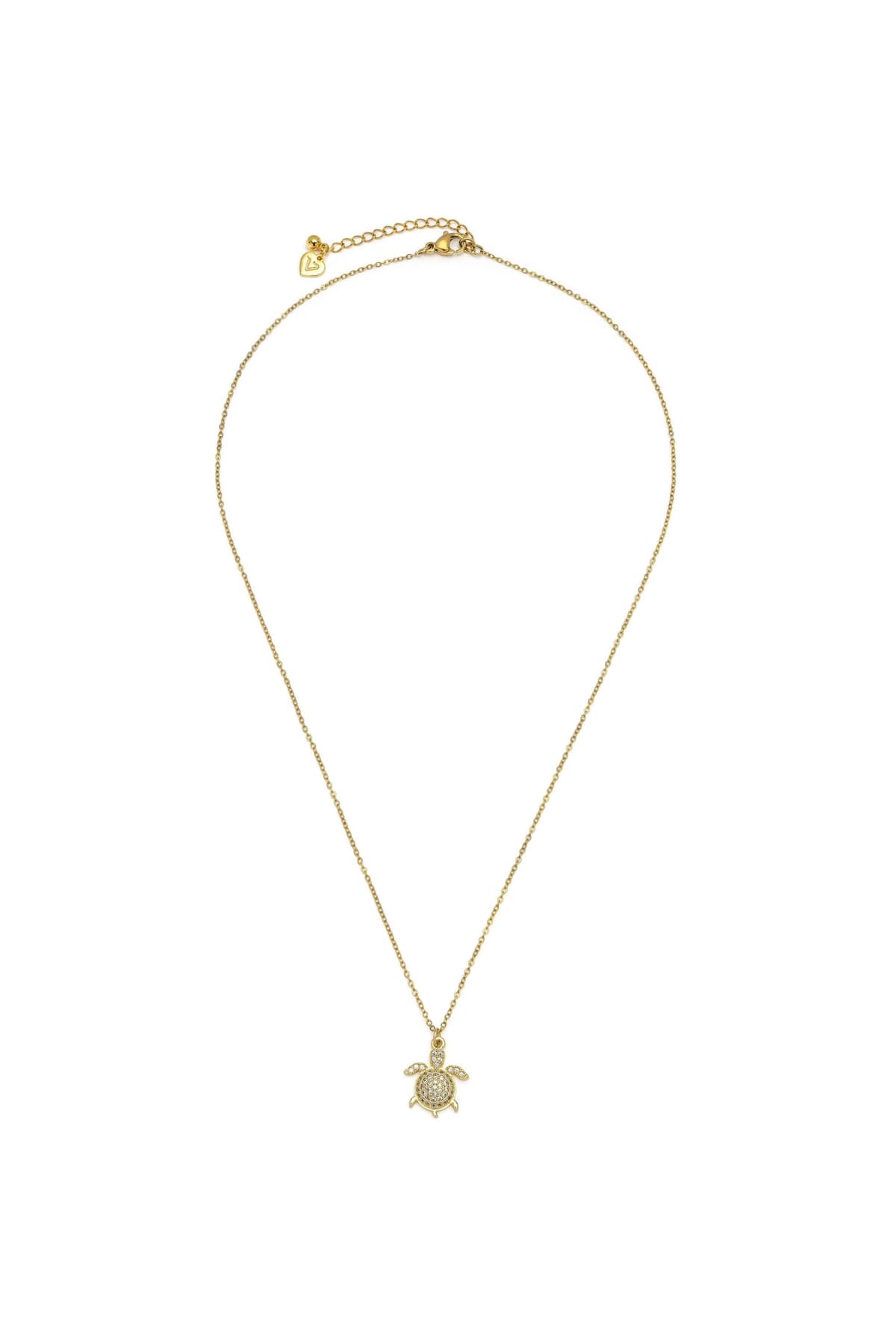 Collana tartaruga pavé - 1