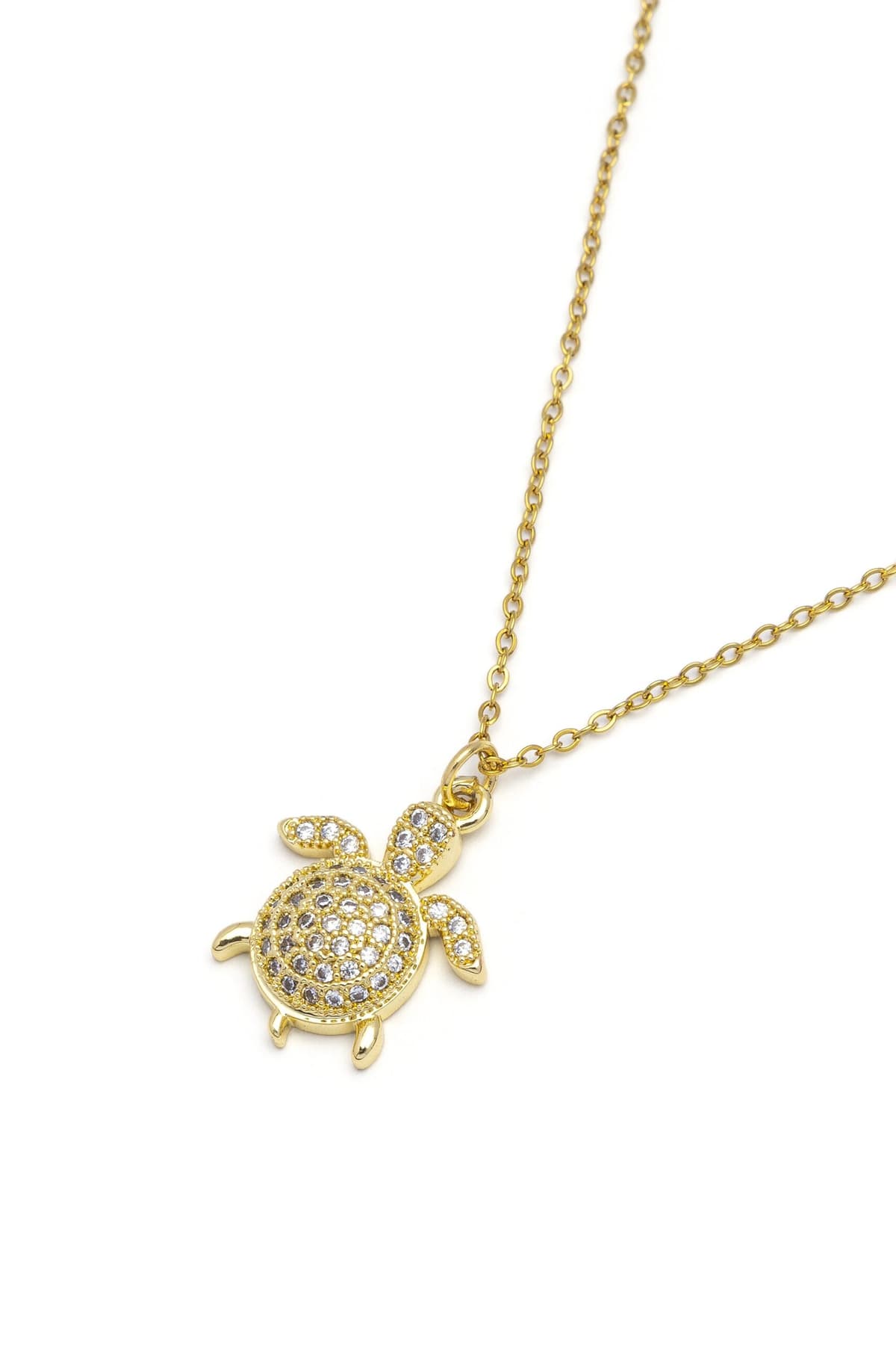 Collana tartaruga pavé - 2