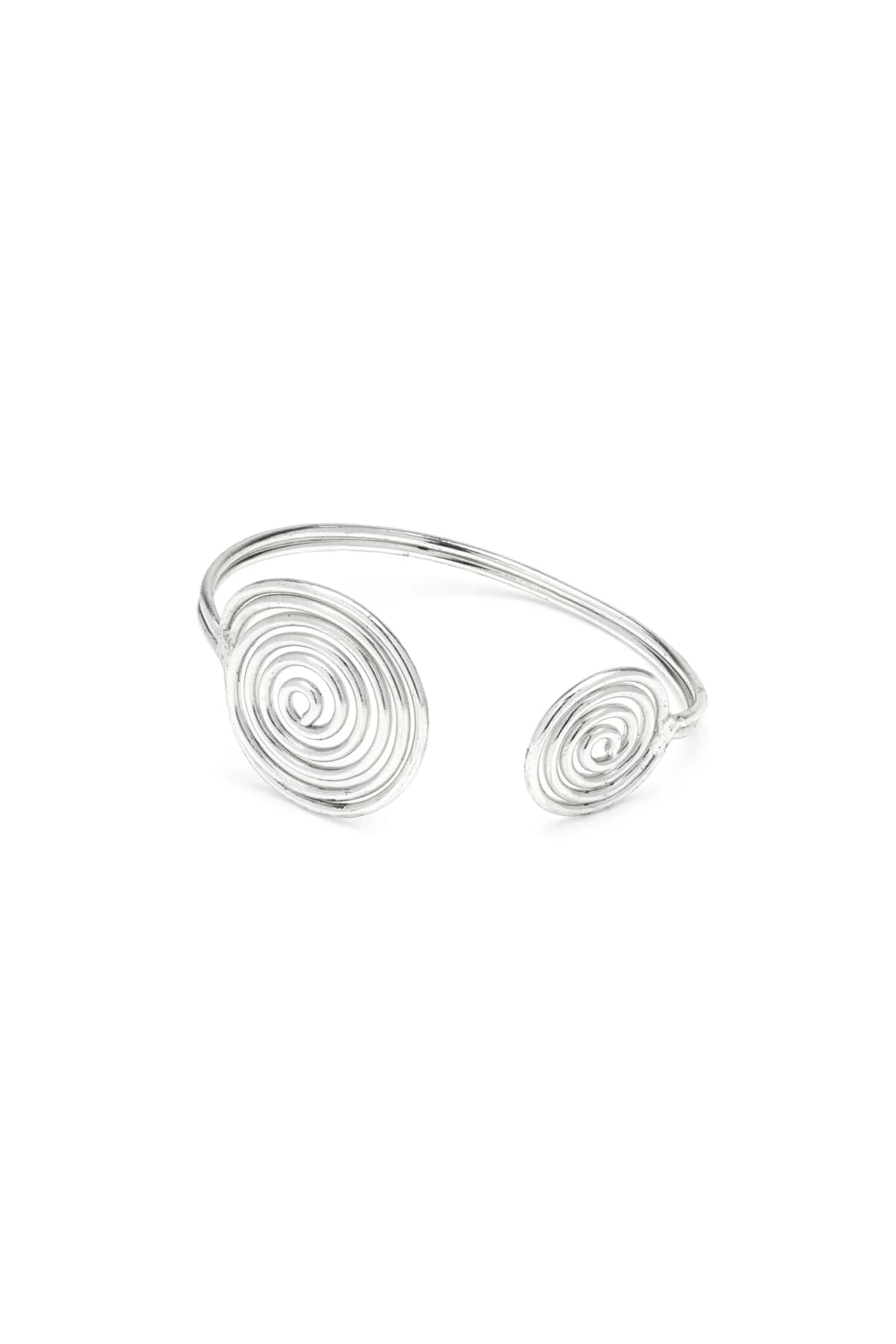 Bracciale 2 spirali silver - 1