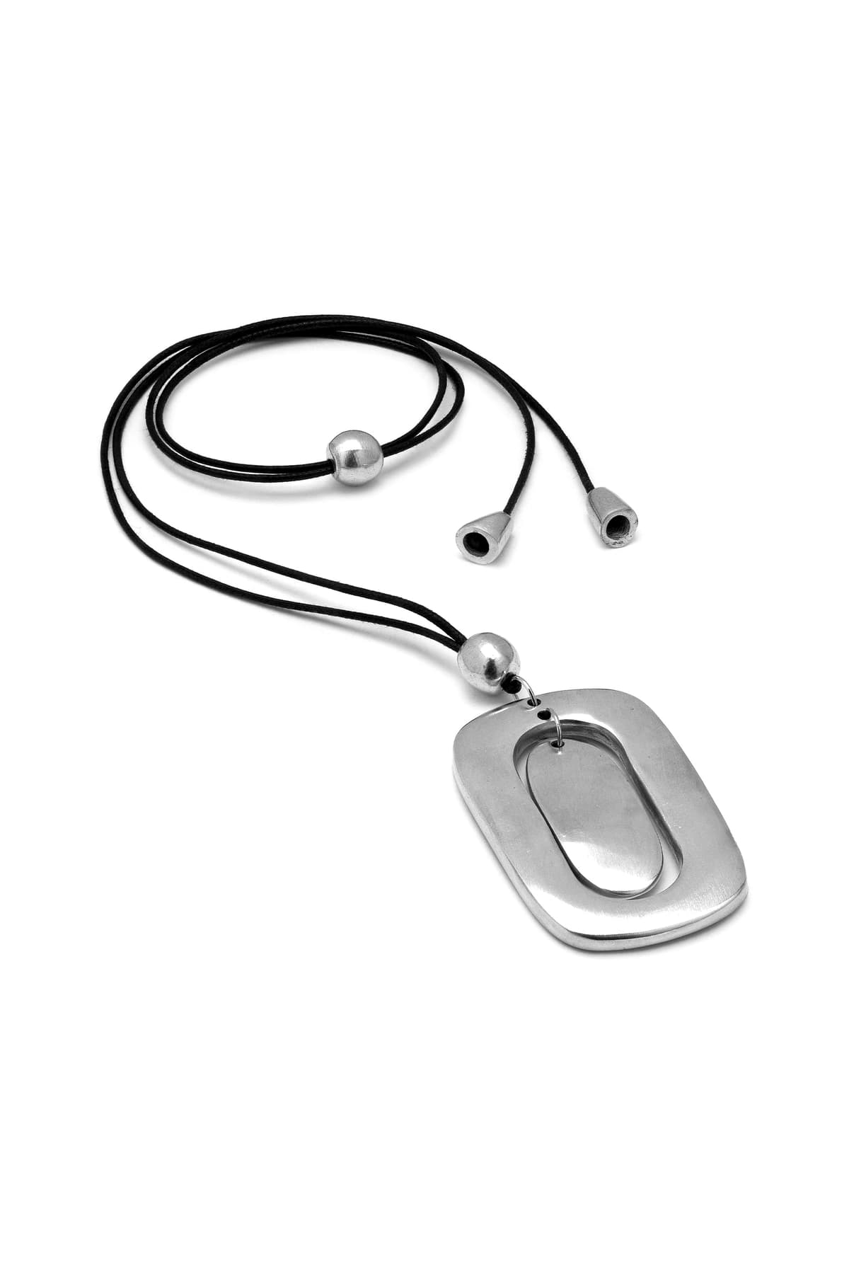 Pendente rettangolo ovale - 1