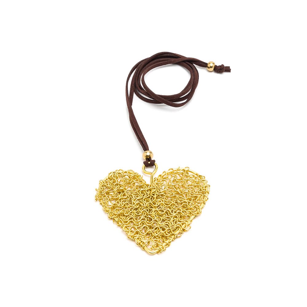 Pendente cuore microfilo - 1