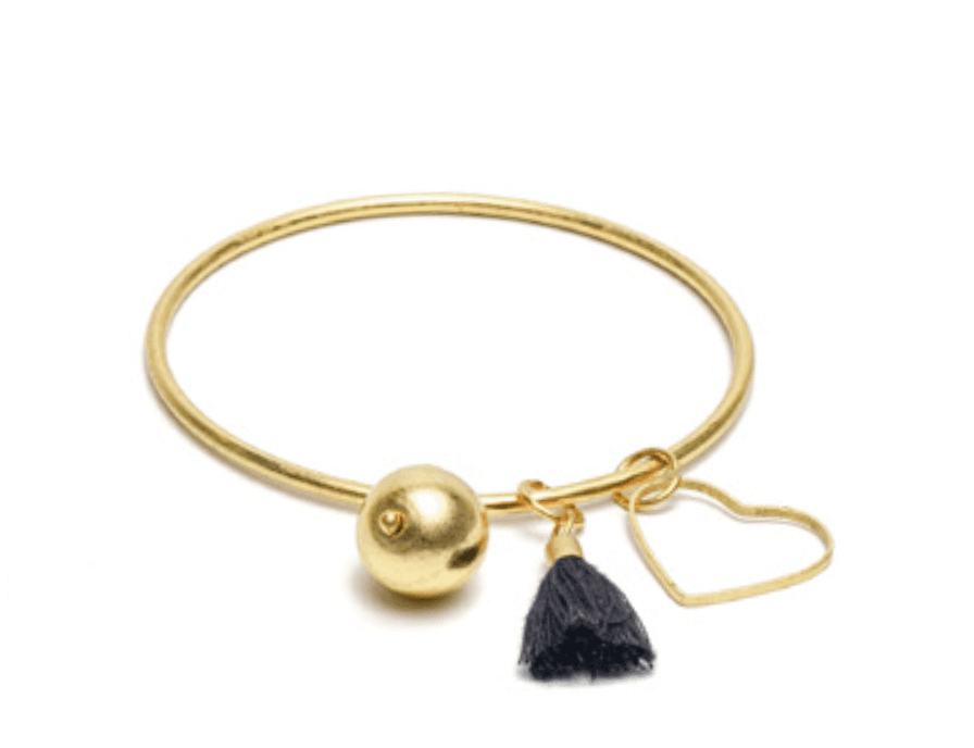 Bracciale bangle 3 pendenti - 1