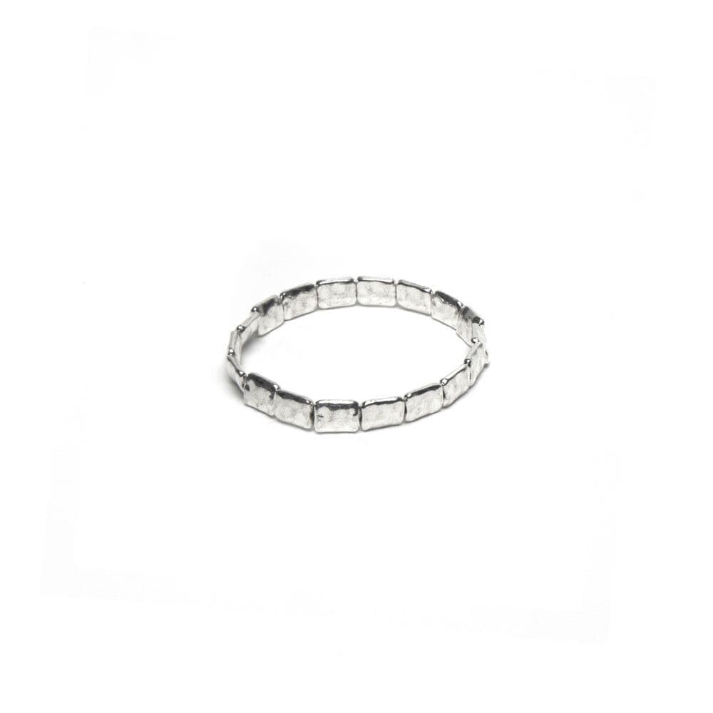 Bracciale elastico rettangoli battuti - 1
