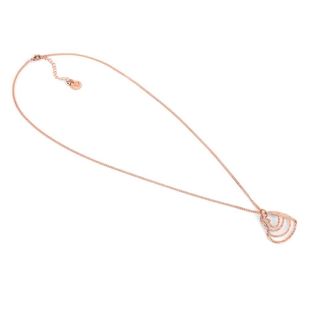Collana con con cuori concentrici - 1