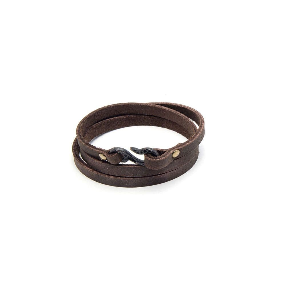 Bracciale multigiri pelle - 1