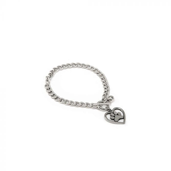 Bracciale catena t-bar orma - 1